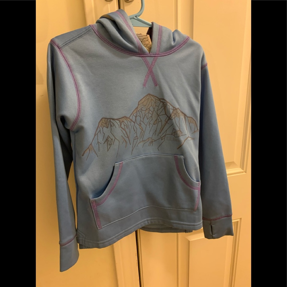 llbean hoodie size 4